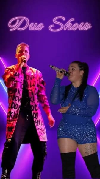 Espectáculo en vivo de la orquesta Dúo Show