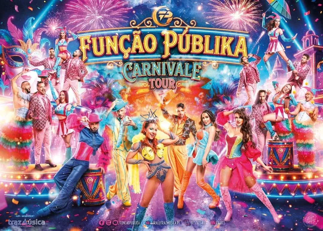 Espectáculo en vivo de la orquesta Grupo Funçao Publika