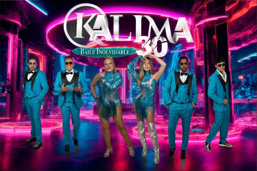 Espectáculo en vivo de la orquesta Grupo Kalima 3.0