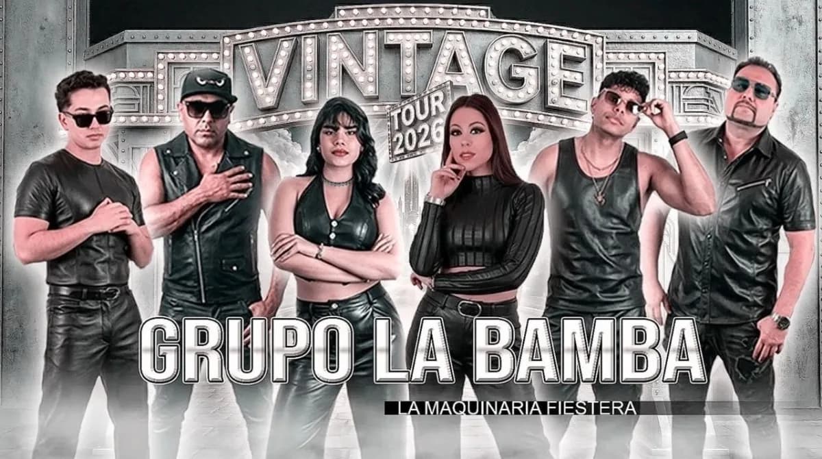 Espectáculo en vivo de la orquesta Grupo La Bamba