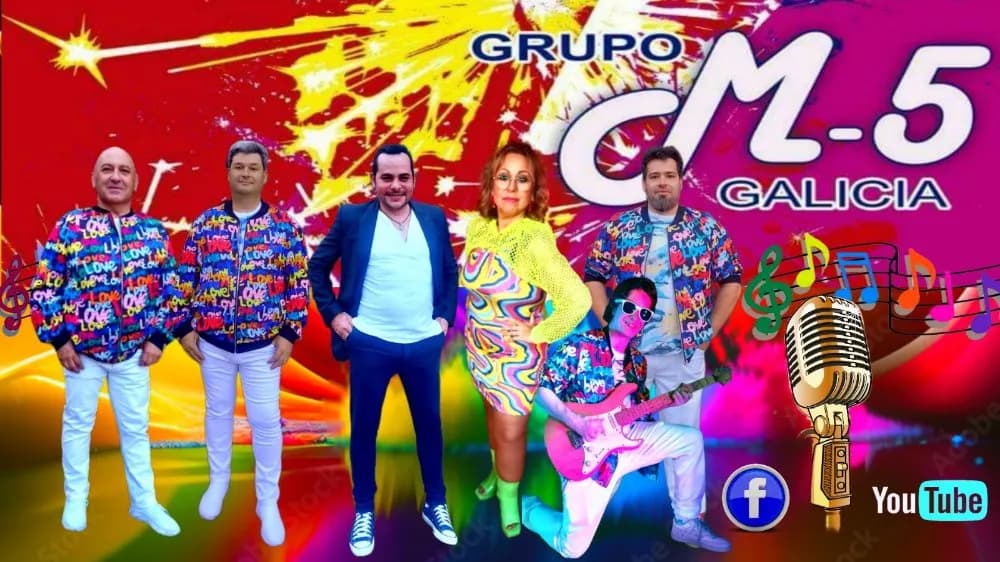 Espectáculo en vivo de la orquesta Grupo M-5