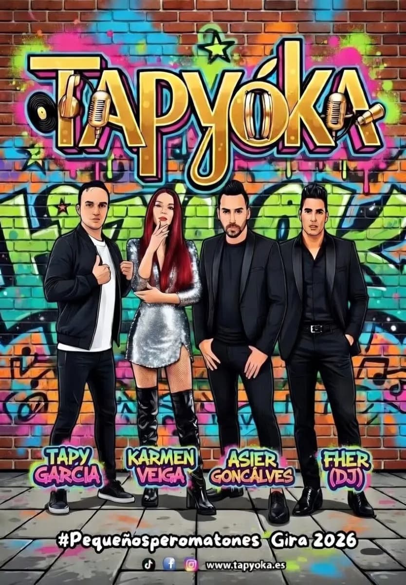Espectáculo en vivo de la orquesta Trío Tapyöka