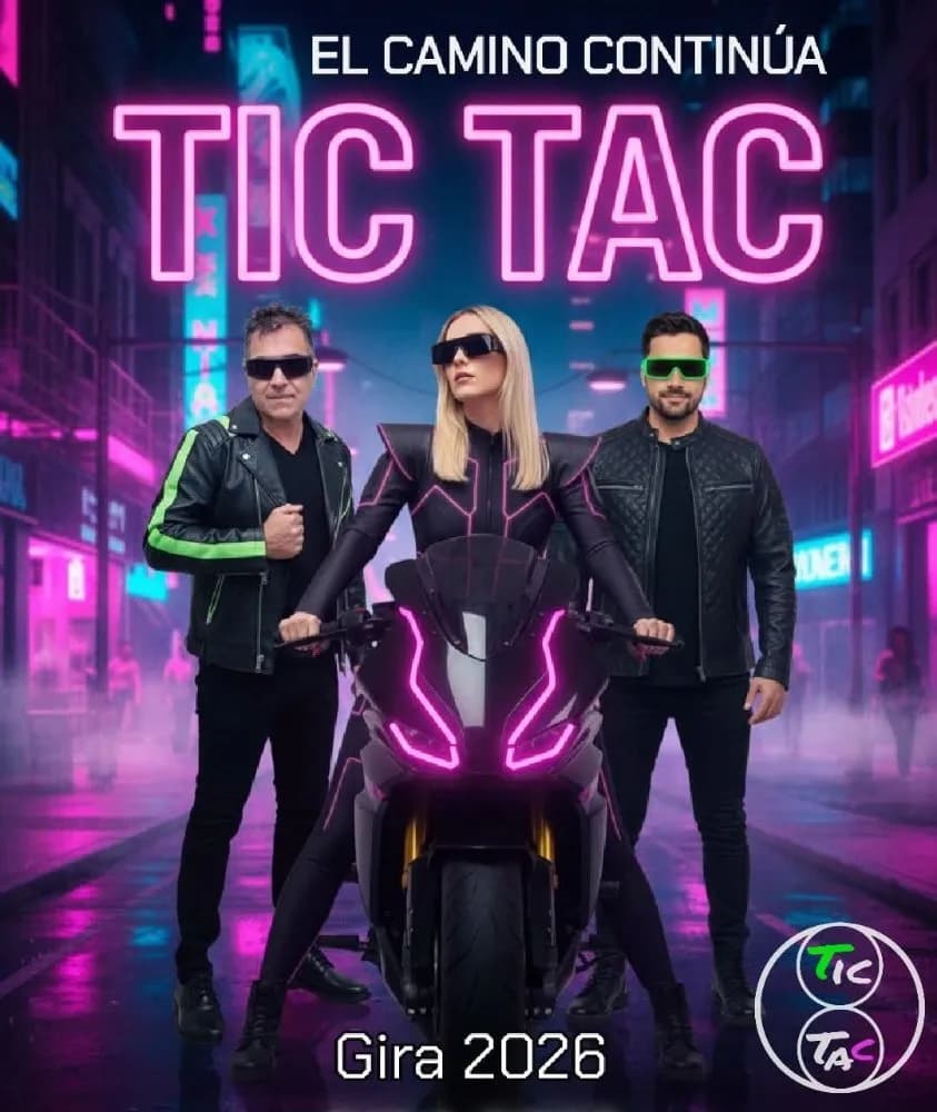 Espectáculo en vivo de la orquesta Trío Tic Tac