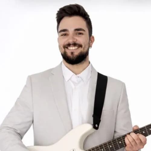 Músico y componente Santi Amorín Álvarez